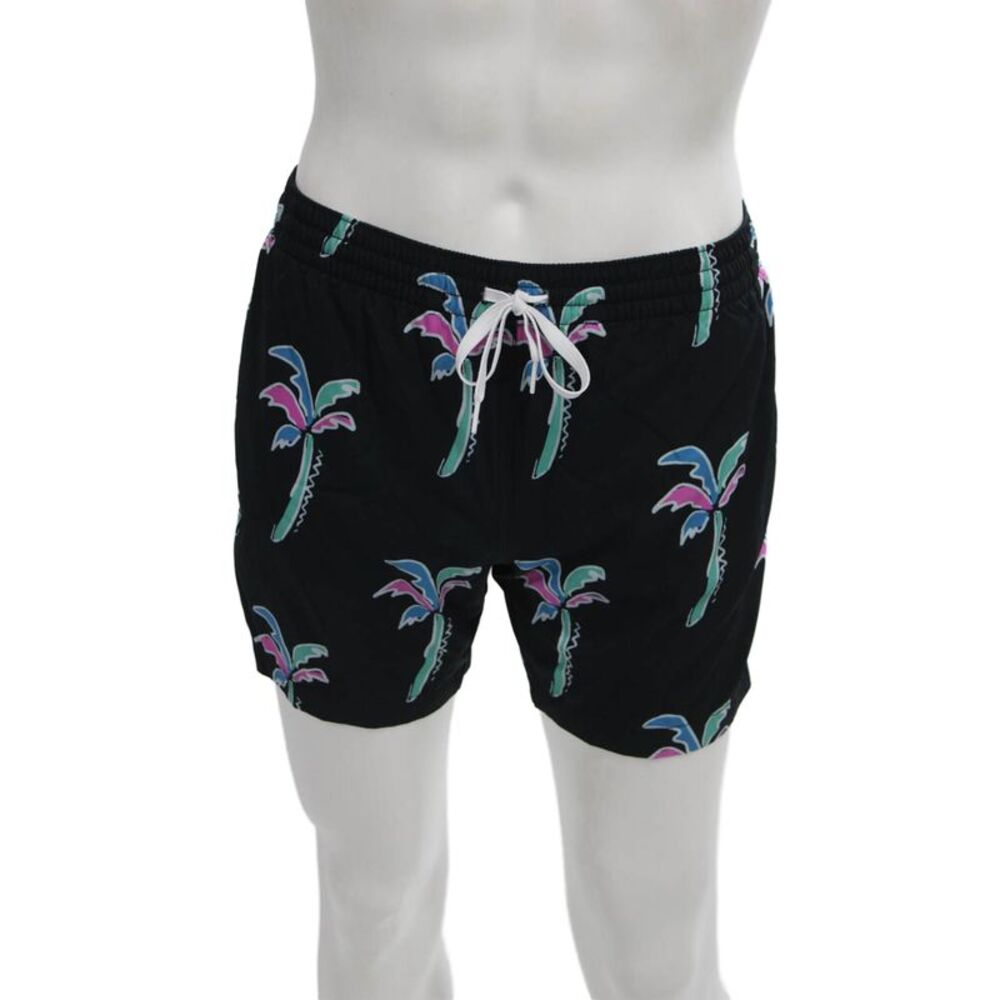 Chubbies Mens Black Floral Tropical Mesh Shorts Size S
